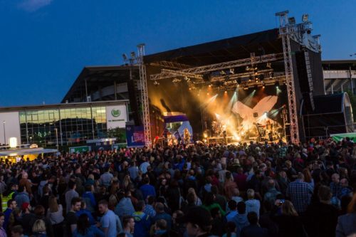 Rock im Park im Allerpark Wolfsburg.