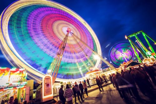 Riesenrad im Allerpark Wolfsburg.